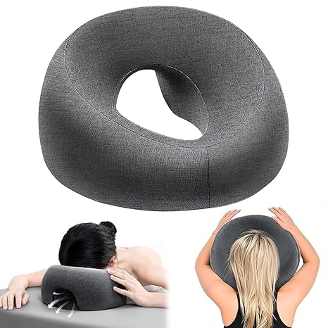Reposacabezas de masaje facial para cama, almohada boca abajo, masaje para dormir, almohada BBL después de la cirugía, recuperación posterior a la cirugía, almohada para dormir boca abajo