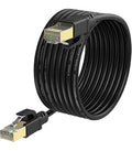 Cable Ethernet Cat 8 200ft Cobre Puro – Interior y Exterior Impermeable 40G