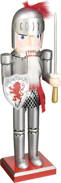 14" Red Lion Knight Nutcracker