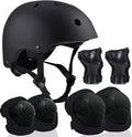 Casco Ajustable Multideporte para Niños 3-16 Años con Coderas, Rodilleras y Muñequeras | Lulada
