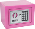 Yuanshikj Caja Fuerte Digital de Seguridad | Teclado Electrónico | Para Hogar, Oficina y Hotel | Joyas, Efectivo y Más | Color Rosa