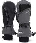 Winter Ski Mittens for Men Women Cold Weather- Warm Snow Snowboard Mittens Gloves Windproof & Waterproof, Thinsulate Warm Snow Sports Mitts with Pocket Skiing Snowboarding Mitts Gloves Purple S-M