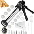 Kit Churrera QXQXIN Acero Inoxidable – Prensa para Churros y Galletas con 9 Discos y Boquillas
