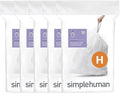 simplehuman Code H – Bolsas de Basura con Cordón 30-35 Litros (100 unidades)