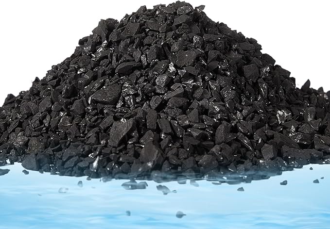 Timgle Carbón Activado de Coco 6.6 lbs – Filtro Granular para Agua y Aire, Malla 10-18