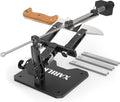 XARILK GEN3 Guided Knife Sharpening System, Aluminium | Professional knife sharpener, Knife Sharpening Kit W / 3 Al Plates Diamond (320#, 800#, 2000#) for For Hunting & Kitchen Knives