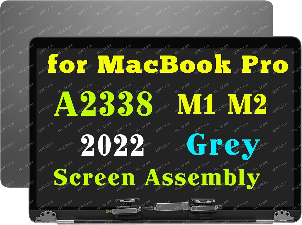 Ensamble de Pantalla LCD para MacBook Pro A2338 M1/M2 2022 – Gris Espacial (EMC 8162 / EMC 3578)