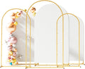 Arco de Fondo Metálico Toolterritary (Set de 3) con Fundas | 2.2m, 2m y 1.8m | Para Bodas, Baby Shower y Cumpleaños