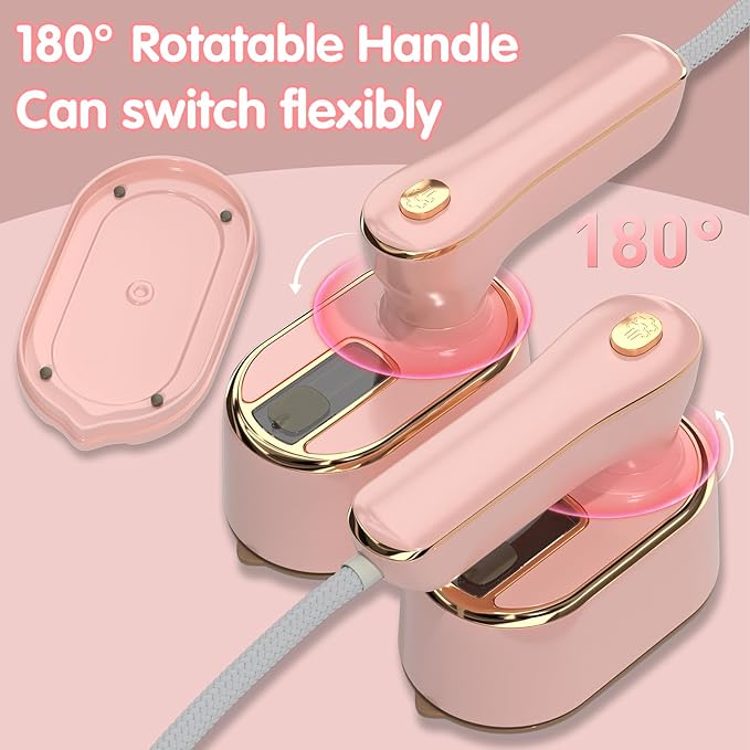 Mini plancha de vapor portátil plegable para viajes, ideal para el hogar y el negocio | Planchas | Artículos de lavandería | Artículos para el hogar y limpieza | Hogar y jardín