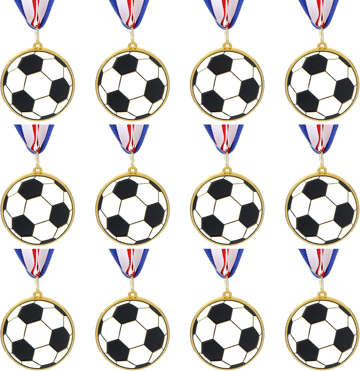 Trnayi 12 piezas de medallas con forma de pelota de béisbol, sóftbol, fútbol y voleibol para adultos, medallas de metal de 2 pulgadas para juegos, deportes, fiestas, regalos de celebración de competiciones (softbol)