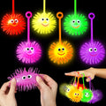 24 pelotas luminosas para niños de 8, 6 cm (3,4 pulgadas), pelotas LED inflables que brillan en la oscuridad, juguetes sensoriales, regalos para fiestas, cestas, rellenos para el aula, premios, rellenos para piñatas