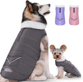 iBuddy Dog Winter Jacket for Extra Large Dogs, Easy on 3XL Dog Snow Coat Velcro Waterproof Pet Puffer Clothes with Harness Hole Adjustable Reflective Quilted Pet Cold Weather Vest for Boy Male