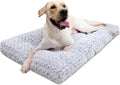 Cama lavable KSIIA para perros, de lujo, de felpa, cómoda y antideslizante, para perros grandes, jumbo, medianos y pequeños, 89 x 58 cm, color gris 