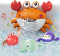 Juguete de Baño TUMAMA – Máquina de Burbujas Musical con 3 Juguetes de Cuerda para Bebés