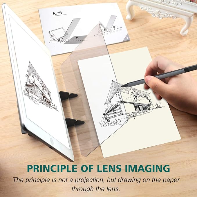 Kit de dibujo Indra W – Tablero de dibujo óptico para niños