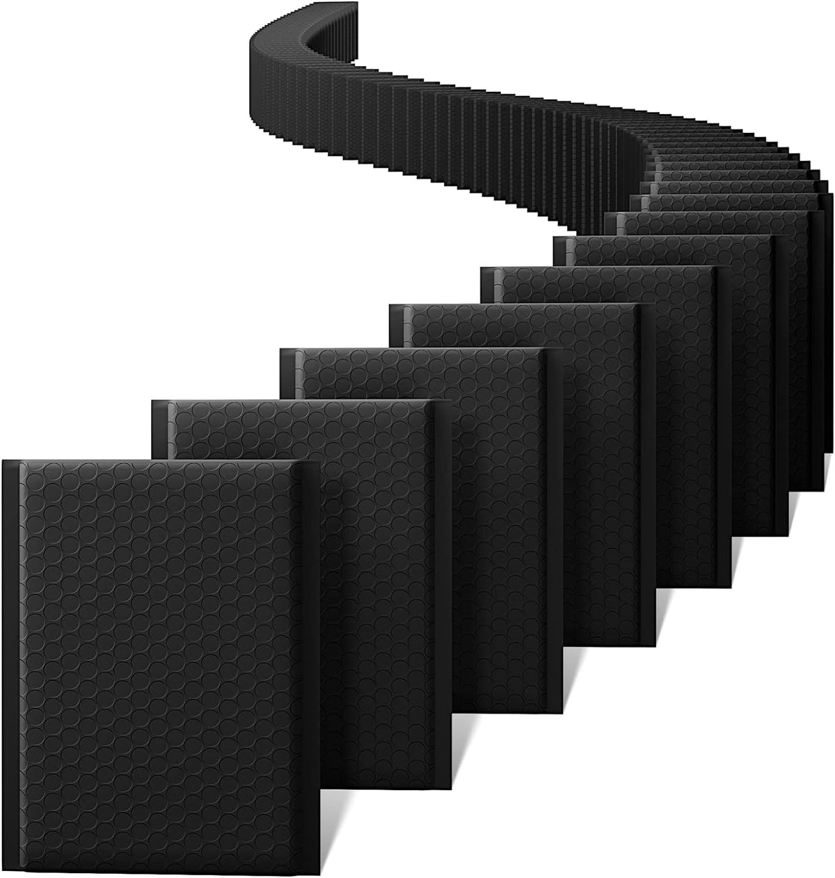 Sobres Acolchados con Burbuja Metronic 6x10" – Pack de 100, Color Negro Opaco, Impermeables para Envíos