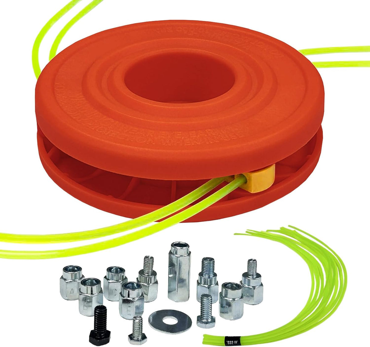 Cabezal Universal para Desbrozadora H011 – Fácil Carga, Compatible con Gasolina y Eléctrica, Incluye 15 Hilos