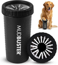 Dexas MudBuster Edición Especial - Limpiador portátil para patas de perro, grande, negro mate