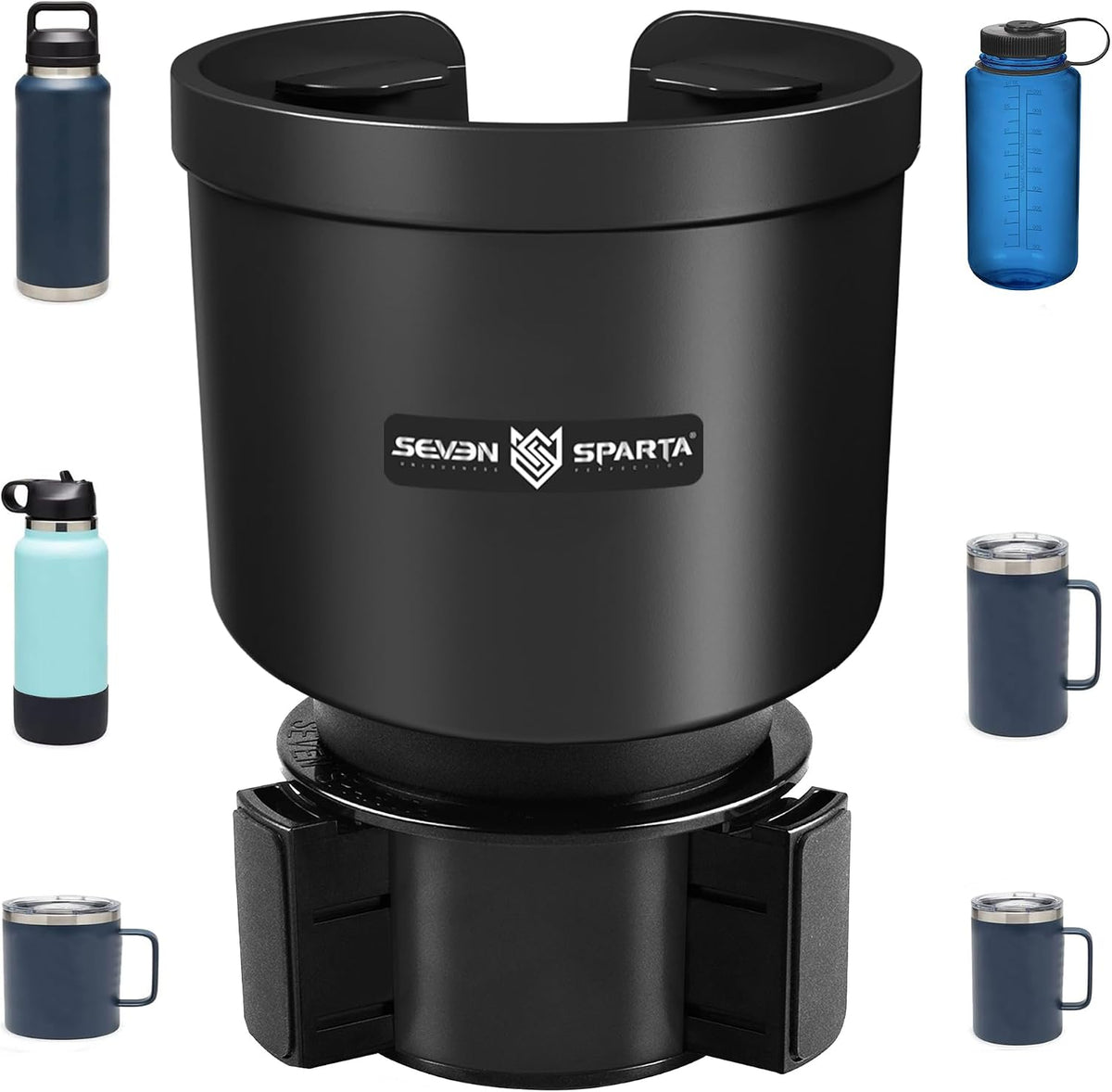 Adaptador Portavasos Carro Expandible Ajustable - Compatible Yeti, Hydro Flask, Botellas Grandes 9-10cm, 1 Paquete