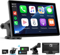 Pantalla CarPlay Inalámbrico 9" para Auto – Cámara 4K, Android Auto, GPS y Control por Voz (1026CP)