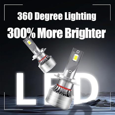 Para Ford Explorer 2011-2015 Bombillas de Luces Antiniebla Combo, paquete de 4 piezas de luces antiniebla súper brillantes blancas de doble haz y bombillas de luces antiniebla