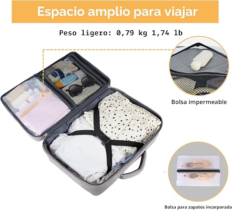 Taygeer Mochila Bolso para Laptop para Mujeres, Mochila para Artículos Esenciales Universitarios con Compartimento para Laptop de 15.6 pulgadas, Bolsa de Viaje Aprobada por Aerolíneas Equipaje de Mano
