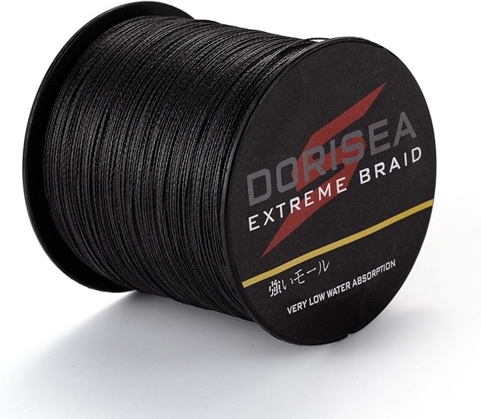 Trenza Extrema 100% PE Negro Línea de Pesca Trenzada 109 Yardas-2187 Yardas 6-550 Libras Test Hilo de Pesca Sedal de Pesca Increíble Superlínea Cero Estiramiento