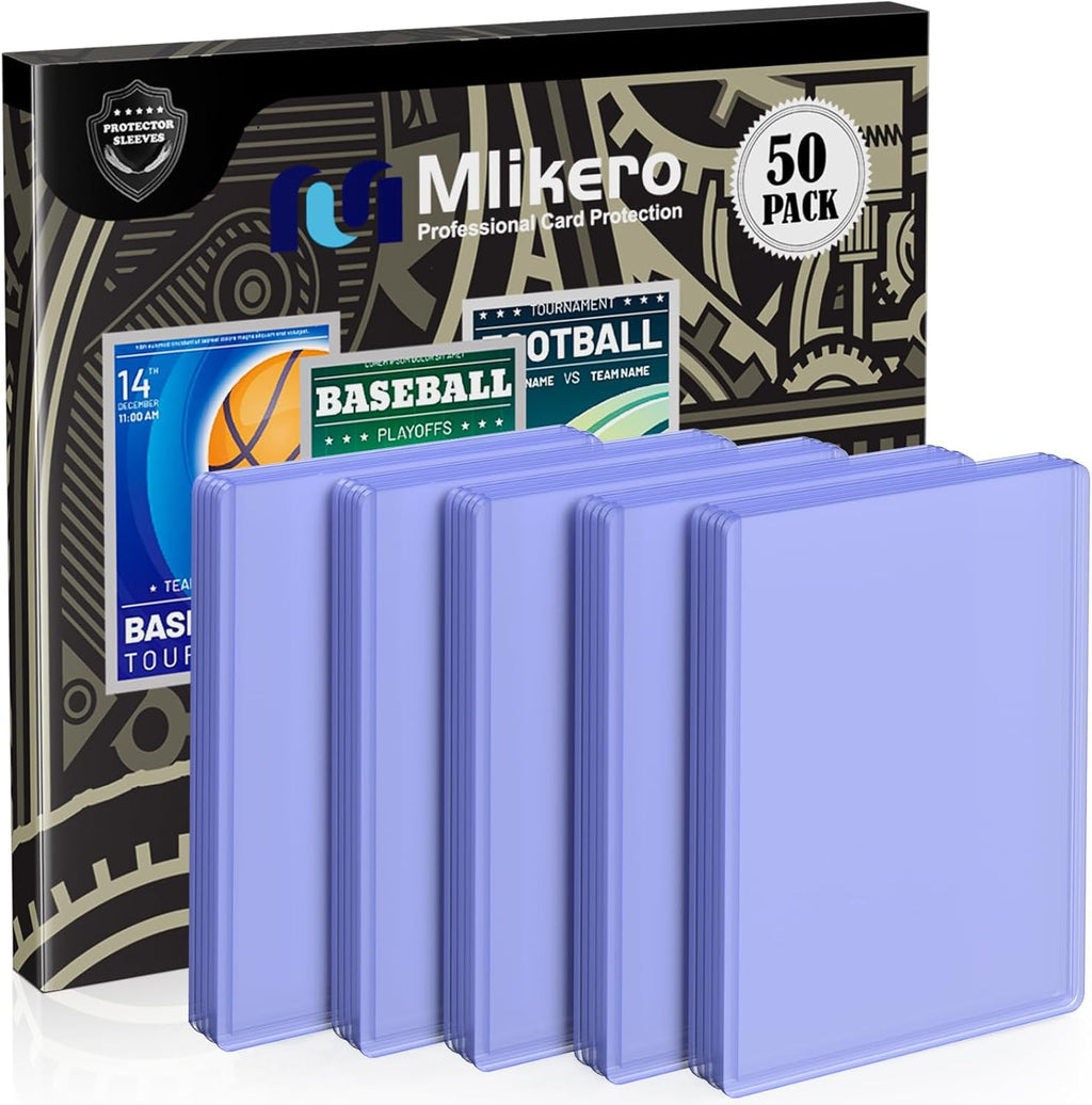 Fundas Protectoras para Tarjetas 3"x4" en Plástico Duro – Paquete de 50