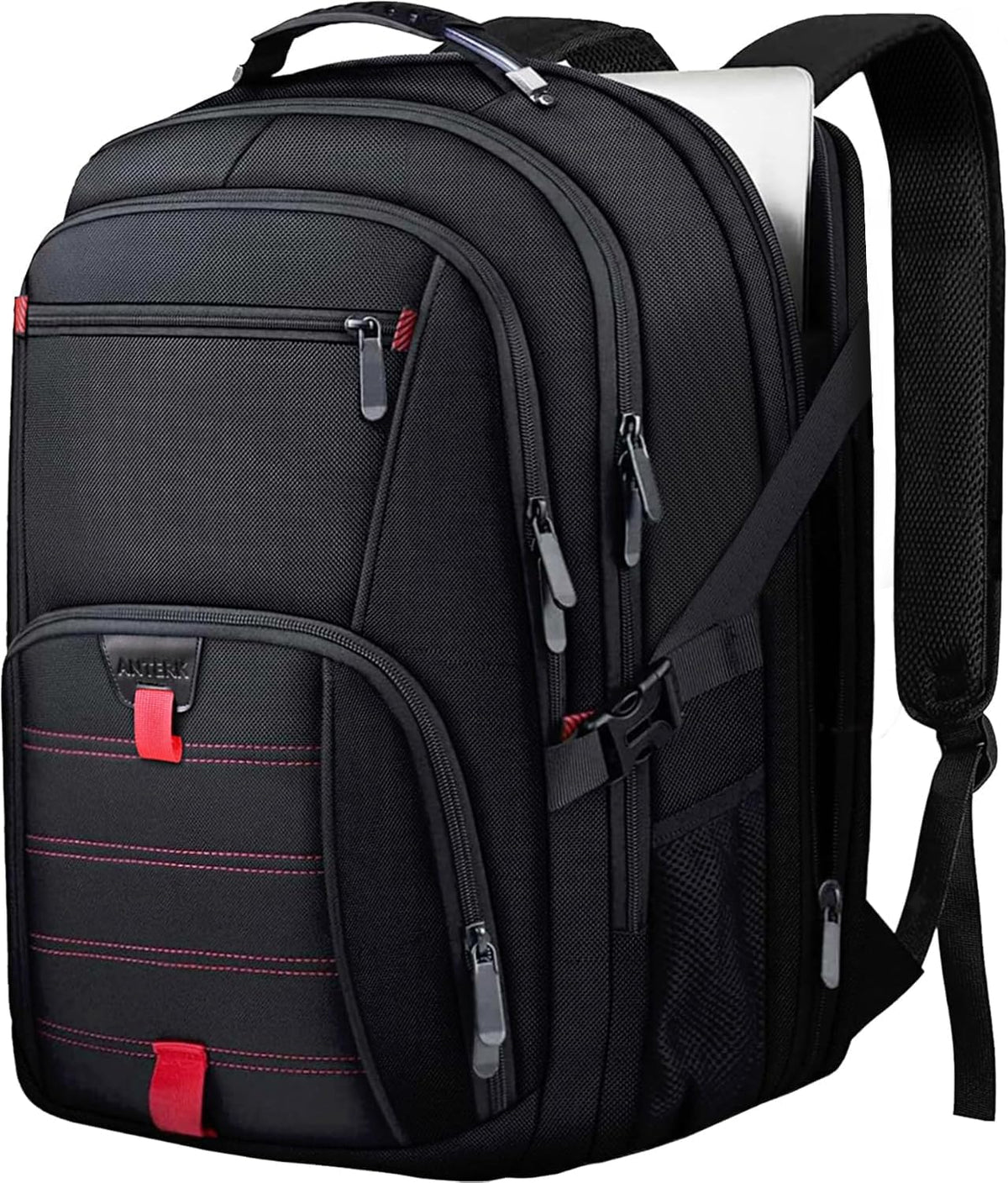 ANTERK Mochila para Laptop Extra Grande 17.3 pulgadas | Carry On Antirrobo Resistente al Agua, Aprobada por TSA para Trabajo y Universidad (Negro)