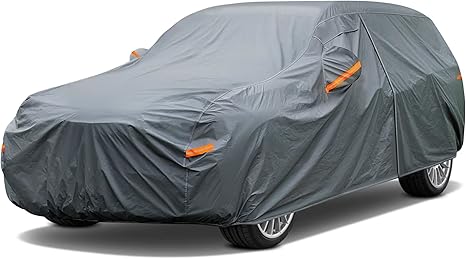GUNHYI – Funda para Auto 16 Capas | Impermeable Todo Clima | Uso Rudo | Ajuste Universal para Sedanes | Toyota, Tesla, Honda, Nissan, Kia, Hyundai y Más