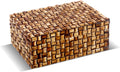 Caja Decorativa Grande Handicrafts Home con Tapa | 9x6x3.5 Pulgadas, Organizador para Mesa de Centro | Caja de Recuerdos Elegante para Hogar y Oficina | Mekong Chai