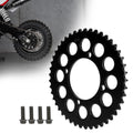 Piñón trasero RUTU 420 de 45 dientes y 76 mm para motocicletas chinas de 50, 70, 90, 110, 125, 140 cc, 150, 160 y 170 cc, como Apollo, RFZ, CRF50, XR50, SDG, IMR, SSR, YCF, Kayo, Thumpstar, Coolster, Pit Dirt Motor Bike.
