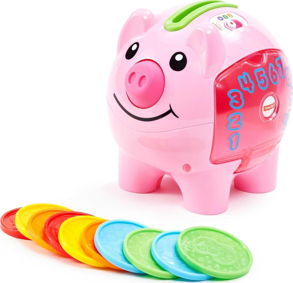 Juguete Bebé Niño Pequeño Fisher-Price Cerdito Clever Stages con Canciones Educativas & Frases para Bebés 6+ Meses (Exclusiva Amazon)