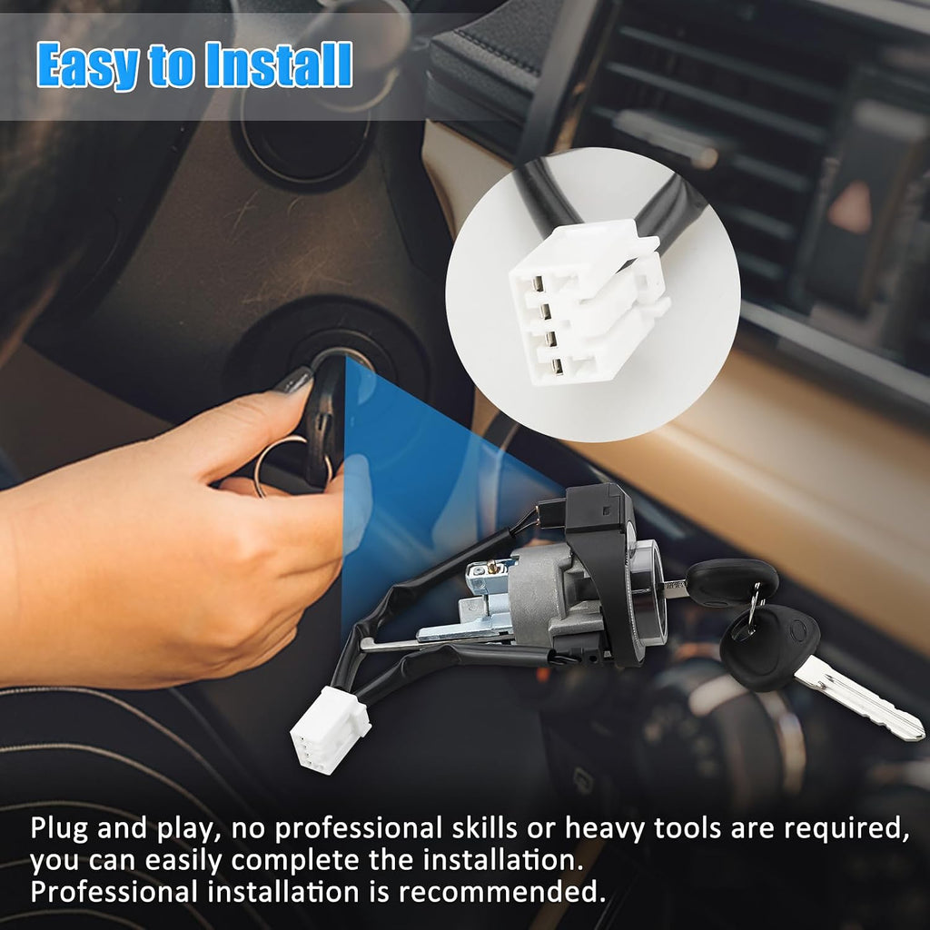 Bestview Cilindro de Bloqueo de Encendido para Kia Soul Hatchback 2010-2013 – Plug and Play
