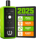 VXDAS Herramienta TPMS 2 en 1 Super GL50448 para GM y Ford | Boton de Cambio de Modelo, Reaprendizaje y Activacion de Sensores de Presion de Llantas, Edicion 2025, Verde