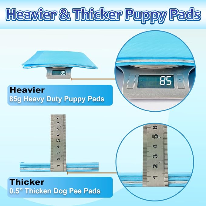 Pads Sanitarios para Perro Dogcator XXL 30"x36" Pack de 30 — Súper Absorbentes, Desechables, Uso Interior y Exterior