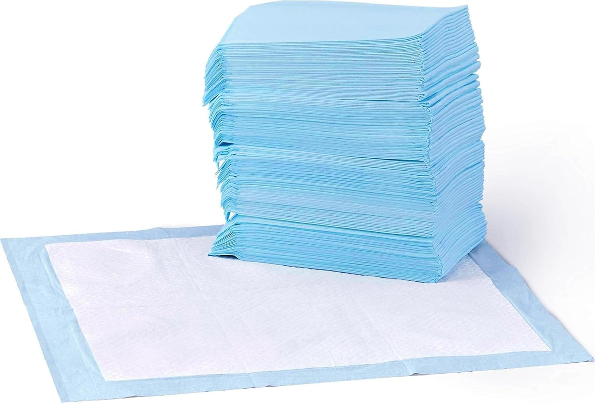 Tapetes Entrenamiento para Perros Amazon Basics – Súper Absorbentes, 22x22", 50 Unidades