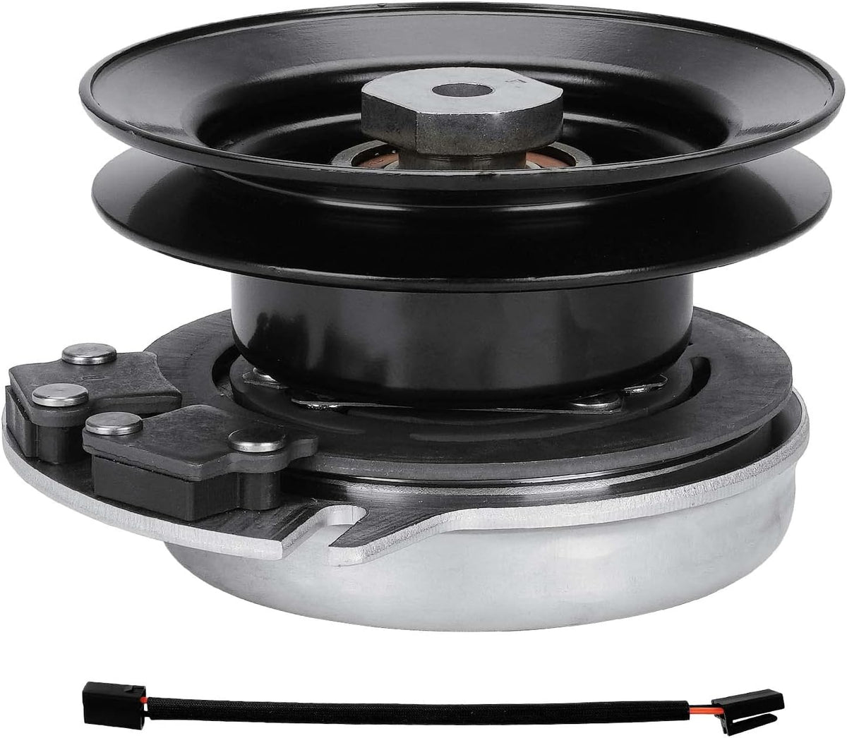 Embrague eléctrico de toma de fuerza PetMigo 717-04376 917-04376 Compatible con cortacéspedes Cub Cadet MTD Huskee Sears Craftsman Bolens Troy Bilt White Outdoor RZT-42 (solo modelos 2010, 2011 y 2012)