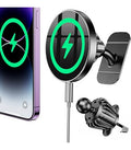 LISEN para cargador de coche MagSafe de 15 W, cargador inalámbrico magnético para coche para accesorios de iPhone 17 Pro Max, soporte magnético para teléfono para iPhone 17-12, Samsung, Pixel 9, accesorios para Jeep Ford F150, regalos #8039