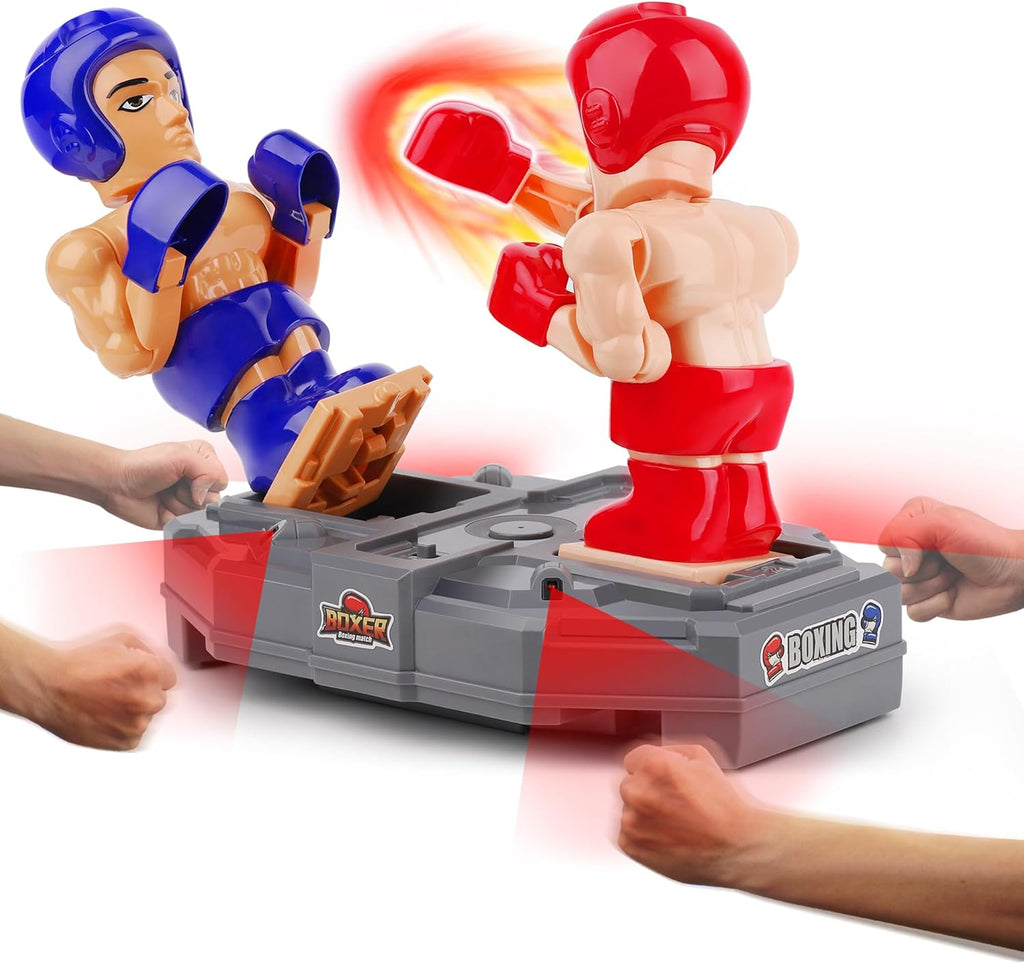 iPlay iLearn Electronic Boxing Robots - RC Fighting Battle Bots with Motion Sensor - 2-Player & VS Machine Modes - Indoor Sports Gift for Boys Ages 3-12