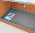 SIKADEER Tapete para colocar debajo del fregadero  | Impermeable de Silicona | Forro para Gabinetes y Cajones de Cocina | Protector de Fregadero para Organizacion | ( ARTICULO VIENE COMO SE MUESTRA EN LA SEGUNDA IMAGEN )