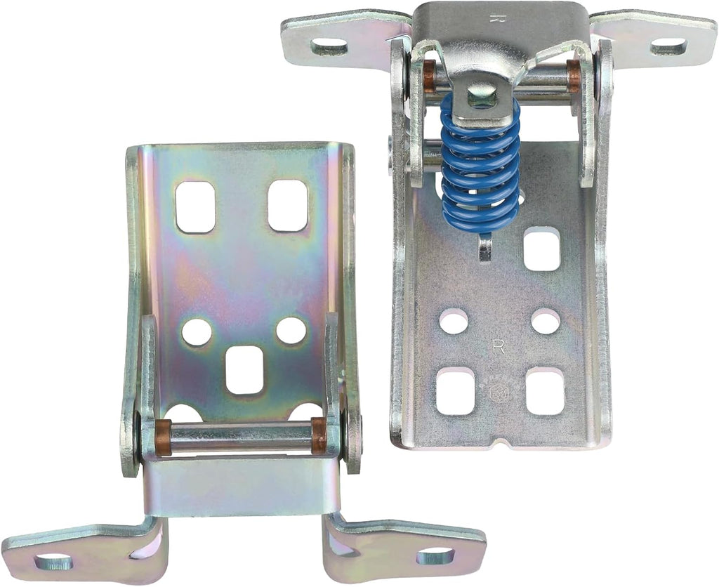 Bisagra de puerta superior e inferior para puerta delantera derecha del lado del pasajero compatible con Dodge Ram 1500 2500 3500 4500 5500 Dakota 2002-2011. Reemplaza las piezas de la puerta del camión 55275630AB 55275634AA. 