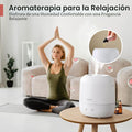 Clarston Humidificador de niebla fría de 2 L para dormitorio con boquilla ajustable de 360°, niveles de niebla altos y bajos, ultra silencioso, apagado de luz, sin BPA, apagado automático