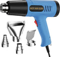 Pistola de calor URTOOLS, pistola de aire caliente de 900 W con 2 ajustes de temperatura (300 °C y 790 °C), protección contra sobrecarga, 4 boquillas, cable de 1,5 m, pistola termoencogible para manualidades, resina, vinilo termoadhesivo, soldadura y