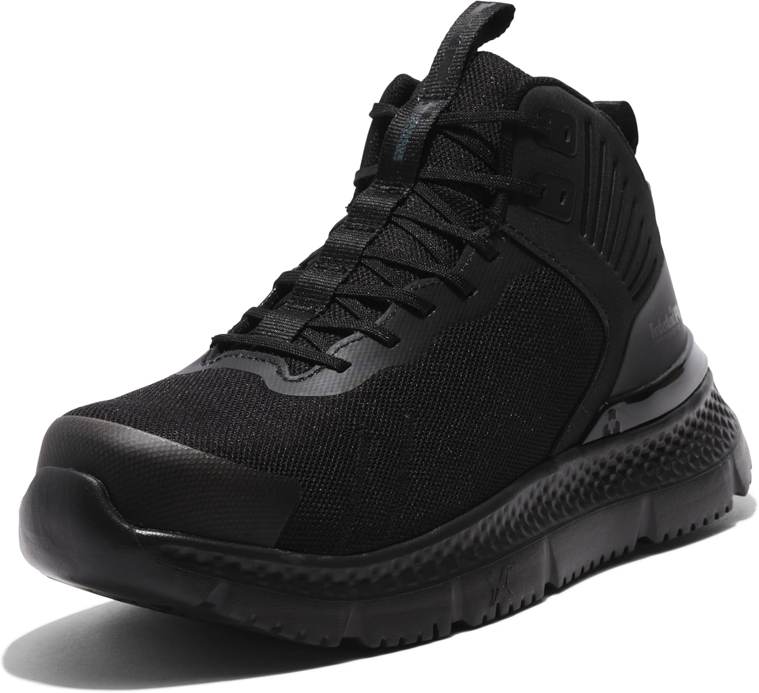 Timberland PRO Men's Setra Mid Composite Safety Toe Industrial Athletic Work Shoe, Black, 7.5W