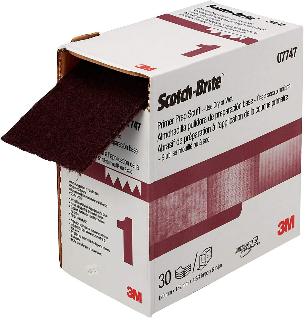 Estropajo preparador Scotch-Brite Cubitron 07747, 12 cm x 4,5 m