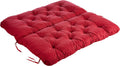 Ambientehome Banco Hanko Cojines para asientos y para respaldo, rojo