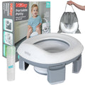 Asiento Orinal Portátil Nuby On-the-Go Plegable, Para Niños 18+ Meses Niñas Niños, Incluye Forros Desechables