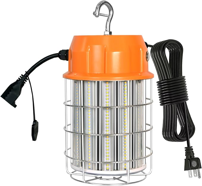 Luz de Trabajo Temporal LED 100W 13000Lm IP65 – Con Trípode Pequeño (SIN Gancho para Colgar)