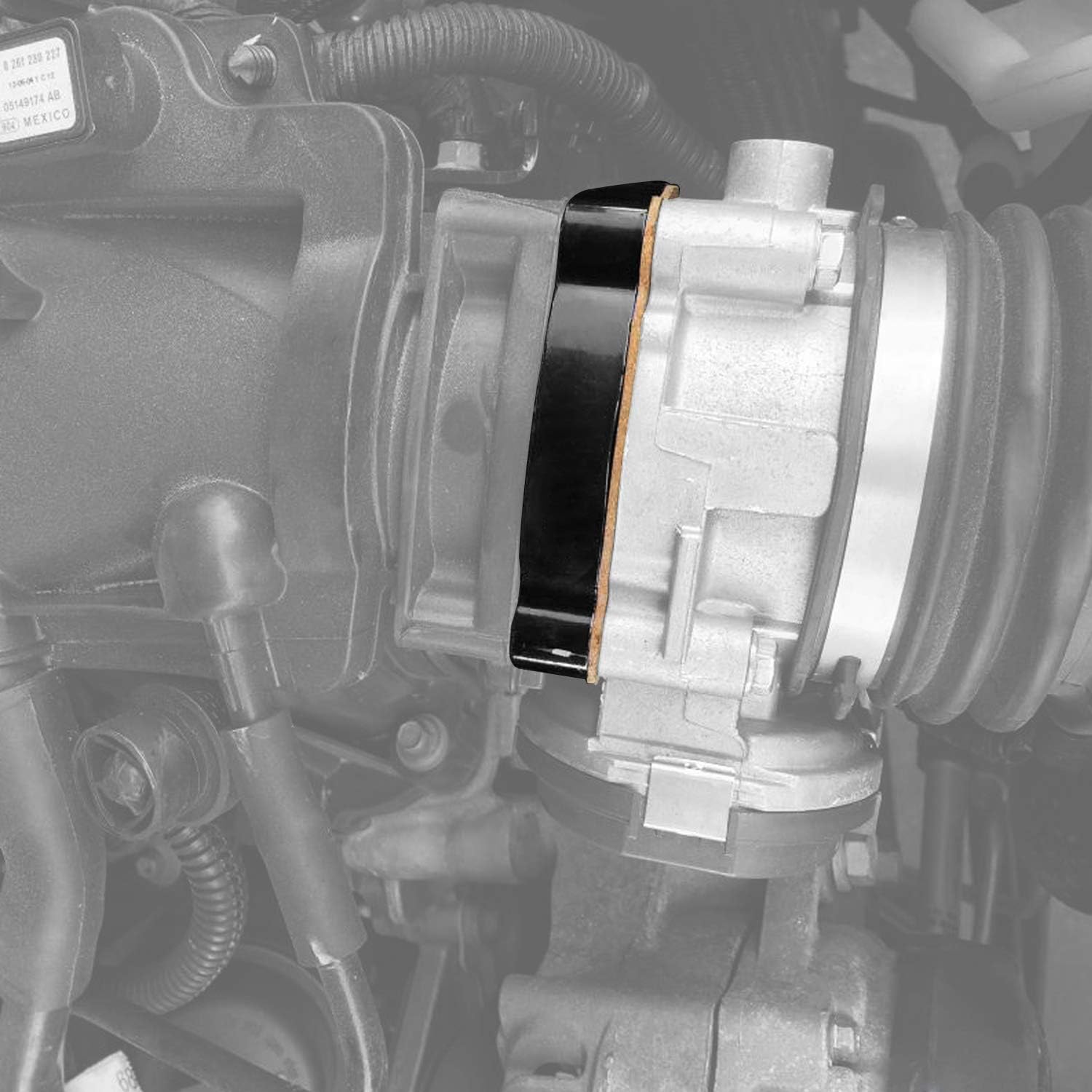 Espaciador del cuerpo del acelerador Hooke Road de 3.6L compatible con Jeep Wrangler JK JL/Gladiator JT 2012-2026 